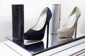 Installazioni: Showrooms Jimmy Choo Donna esposizione scarpe