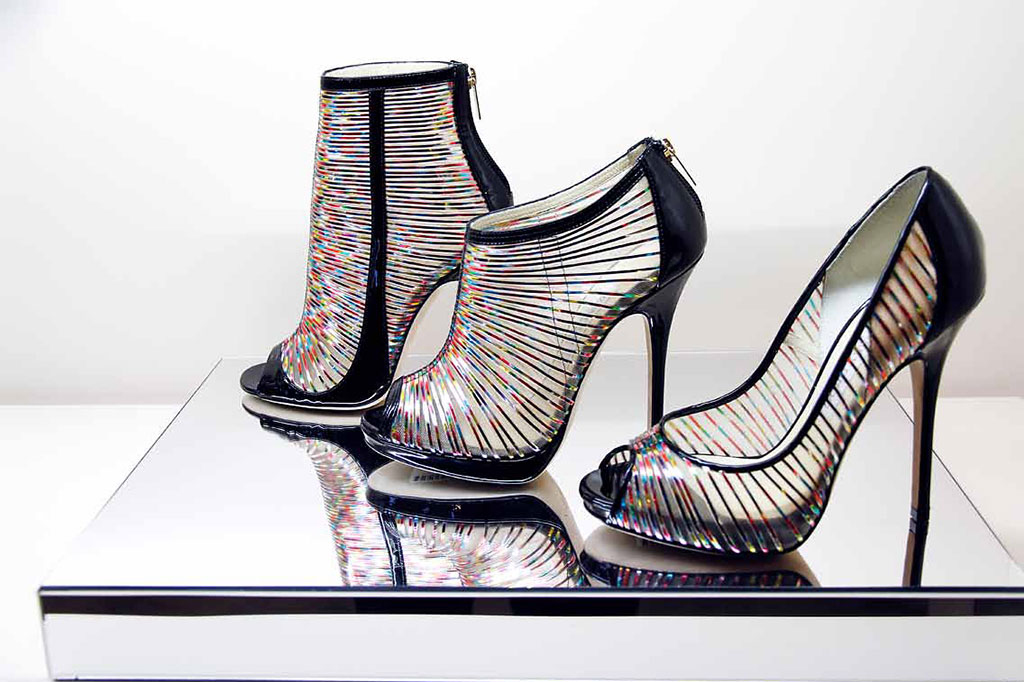 Showrooms Jimmy Choo Donna esposizione scarpe