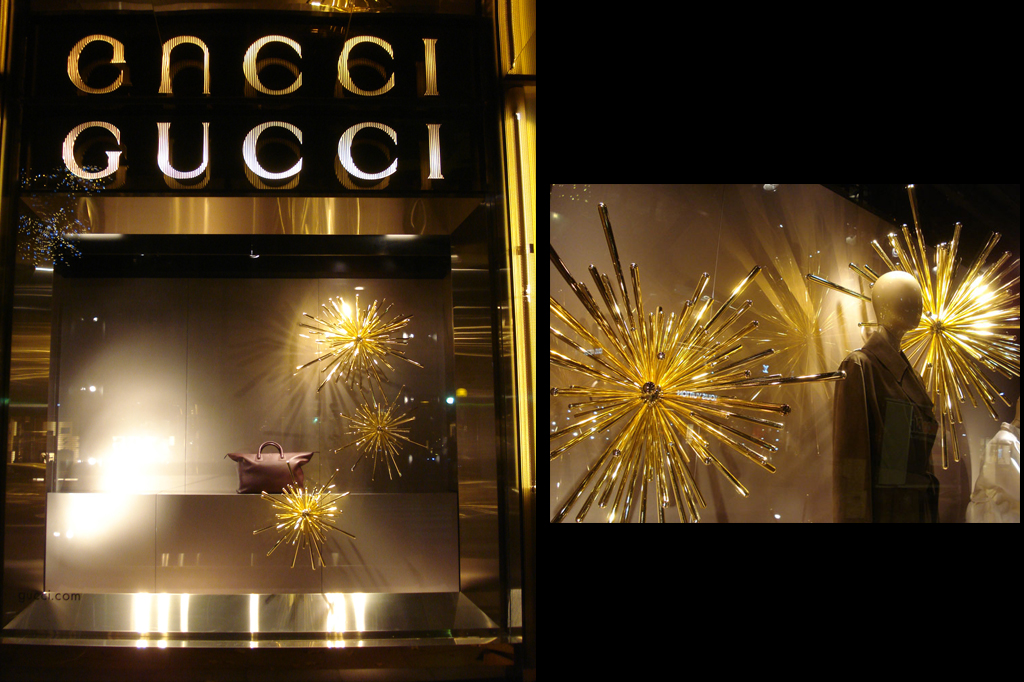 Vetrina Gucci Natale 2013