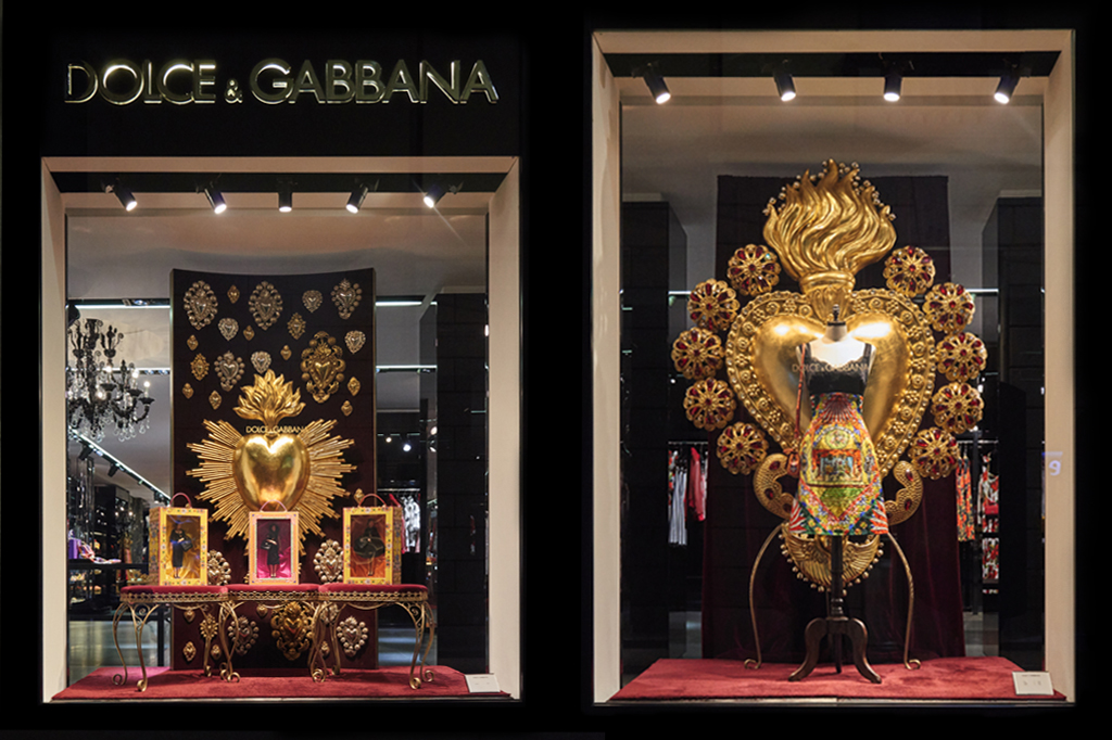 Dolce&Gabbana vetrine Ex Voto 2015