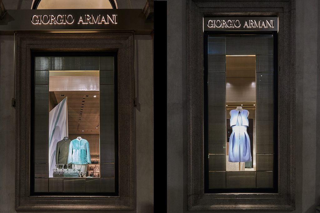 Giorgio Armani Milano Montenapoleone autunno inverno 2015