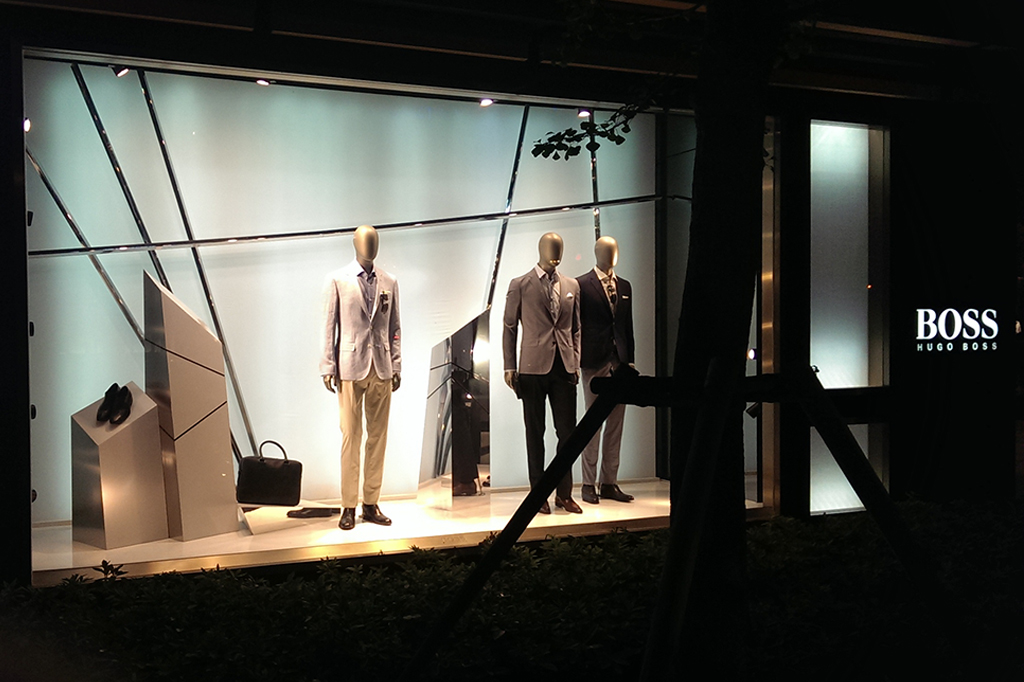 Hugo Boss Shanghai Kerry Centre, primavera estate 2014