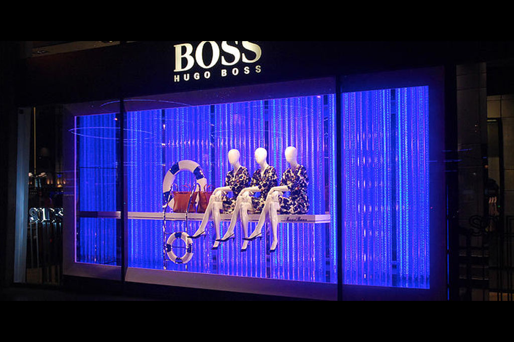 Hugo Boss vetrina salvagenti