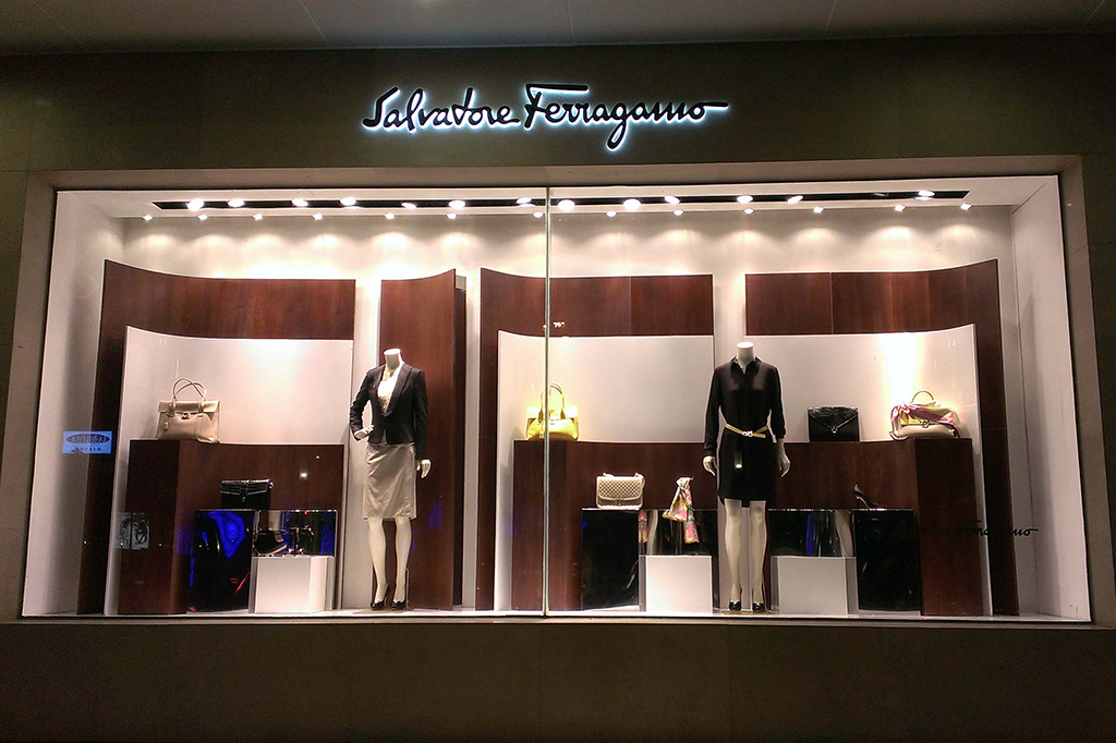 Ferragamo: vetrina Autunno Inverno 2014