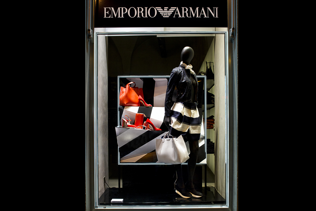 Vetrina Pitti - Emporio Armani 2015 donna