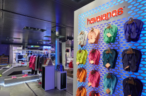 Corner espositivo Havaianas shoes