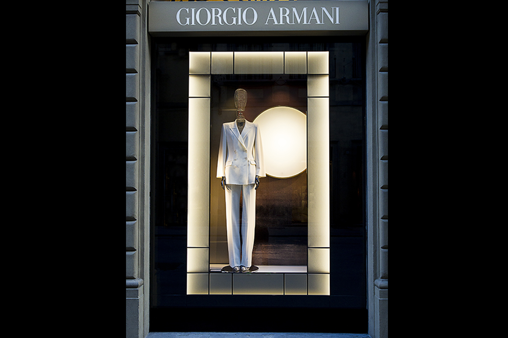 Vetrina Pitti - Giorgio Armani 2015 donna